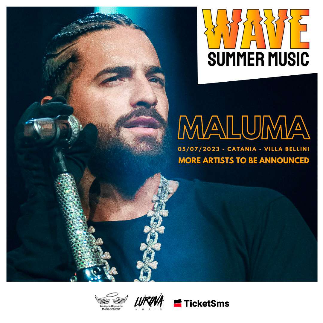 Maluma a Catania per il Wave Summer Music